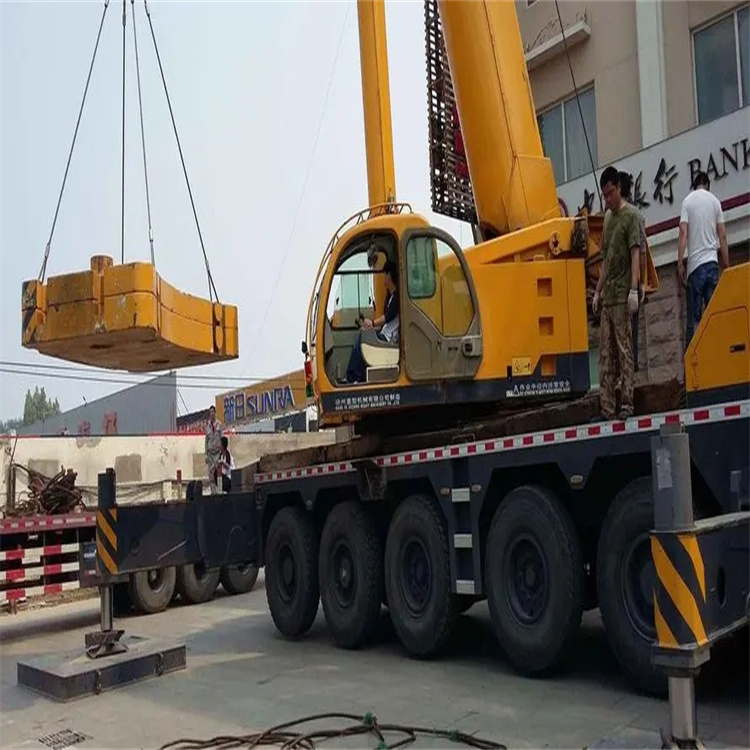 潢川当地吊车出租|机器吊装|75吨|工厂搬迁服务